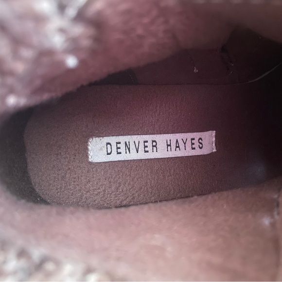 Denver Hayes Women's Sky Heeled Combat Boots - Taupe Brown, Women's size 9 - Picture 6 of 12